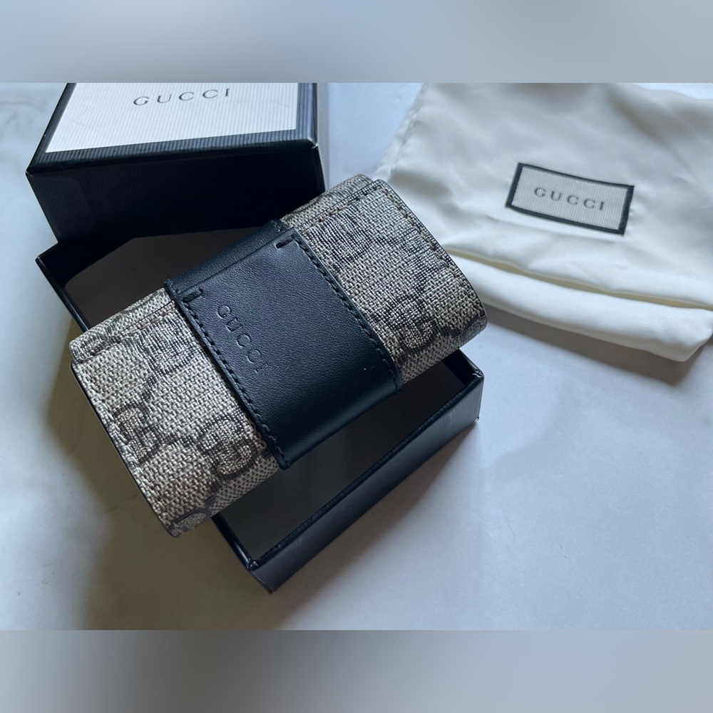 Gucci leather key case